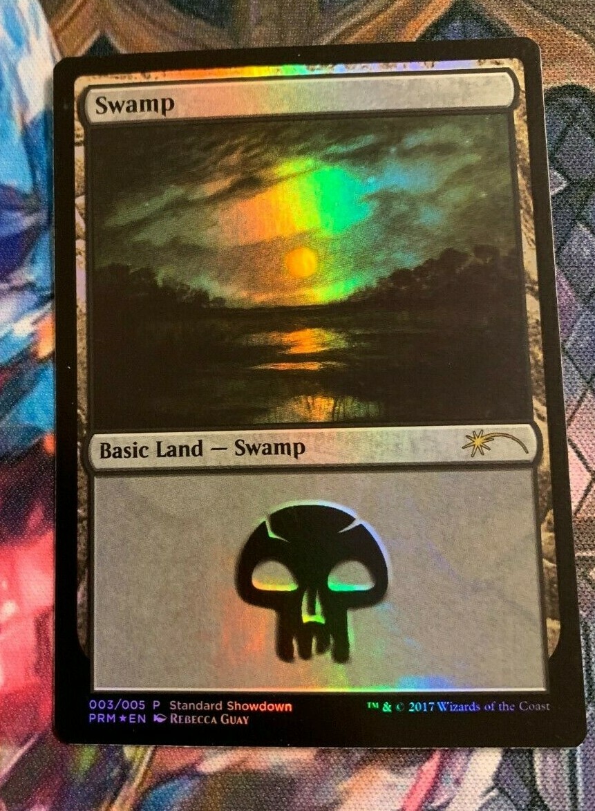 Swamp - Gift Pack 2017 - Foil 003/005 PRM - MTG Magic Card
