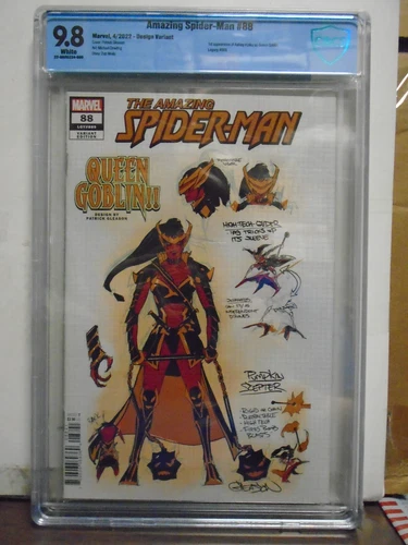 AMAZING SPIDER-MAN #88 (2022) 9.8 CBCS, 1:10 Patrick Gleason, Marvel Comics