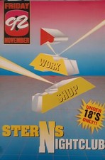 sterns under'18s 6.11.92 @ sterns worthing rave flyer