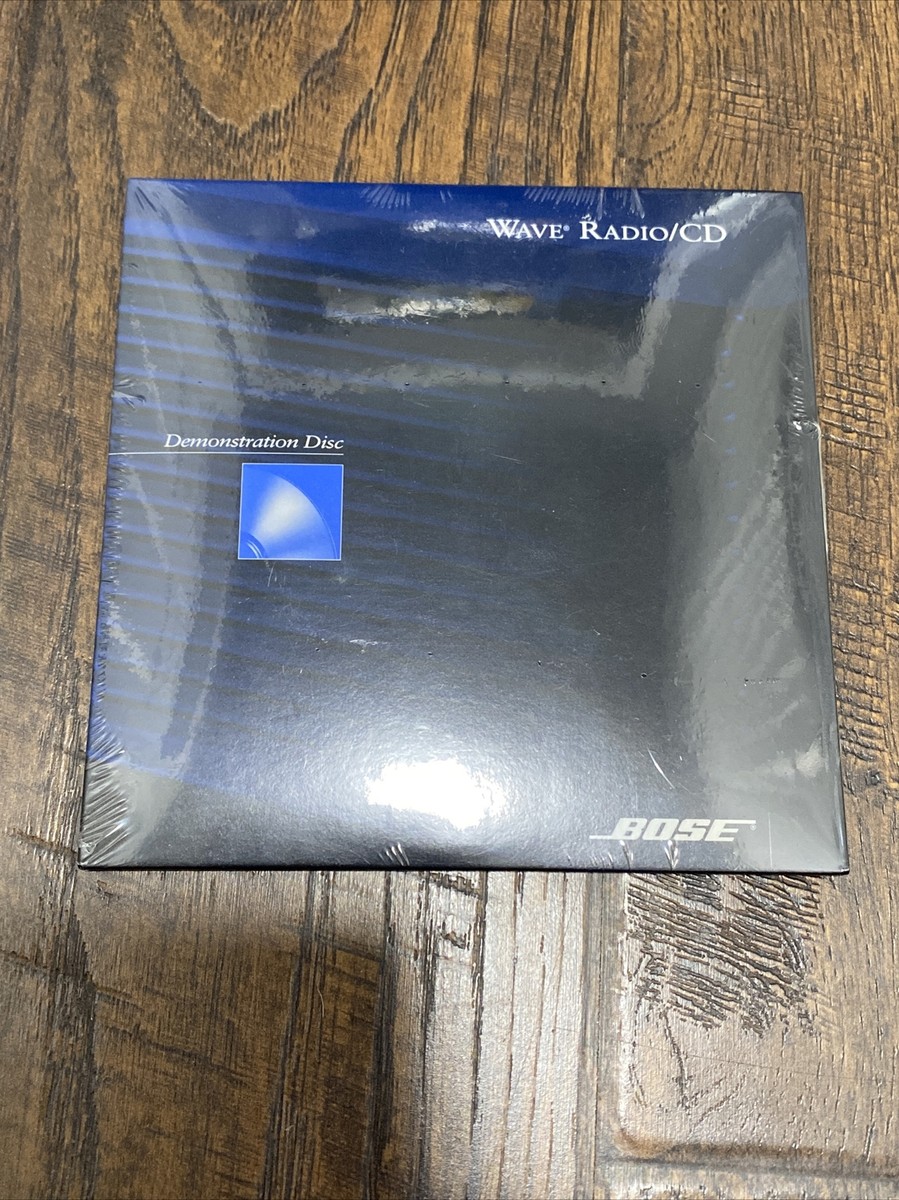 NEW SEALED Bose Wave Radio/CD Demonstration Disc Better