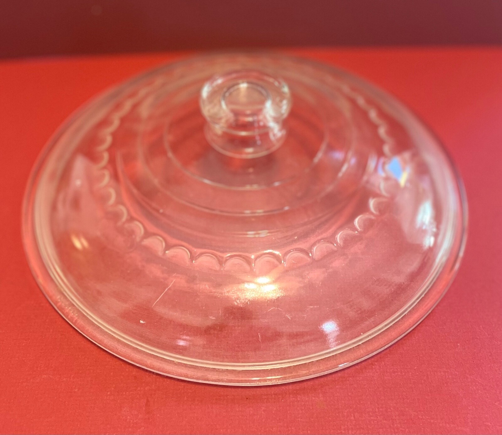 Vintage Wagner Dutch Oven Round Roaster 3248 10" w/ Glass Lid