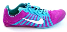 Nike Zoom D Distance Spike Track Shoes Hyper Violet & Blue Men's 13 NEW