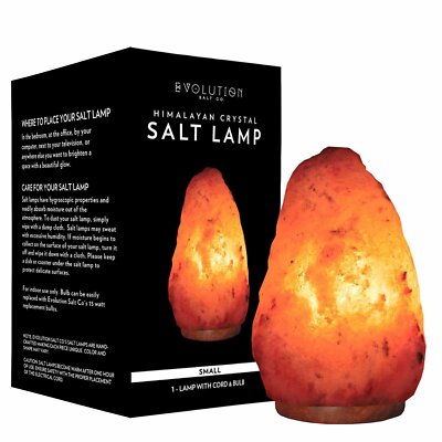 EVOLUTION - Himalayan Natural Cystal Salt Lamp - 6 Inch...NEW...Natural Calming!