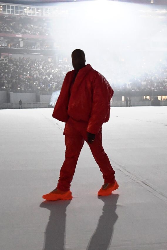 YEEZY GAP Red Round Puffer Jacket by Kanye West Large L