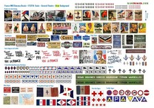 1:72/1:76 Scale French WW2 Diorama Decals (Po...