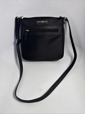 Tommy Hilfiger crossbody Messenger Style Bag Purse Tote Medium Black New W/ Tags