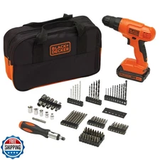 BLACK+DECKER 20V MAX* POWERCONNECT Cordless Drill Driver Kit with