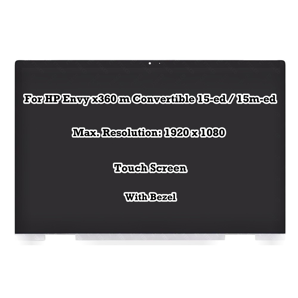 15.6"" For HP ENVY X360 15-ED1509TU LCD Screen Touch Assembly Complete Display