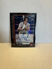 2025 Pro Debut Jared Thomas Black Auto /10 Top Rockies Prospect PDC-27