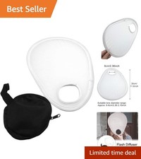Portable Flash Diffuser Softbox - Eliminate Harsh Light Shadows, Includes Bag