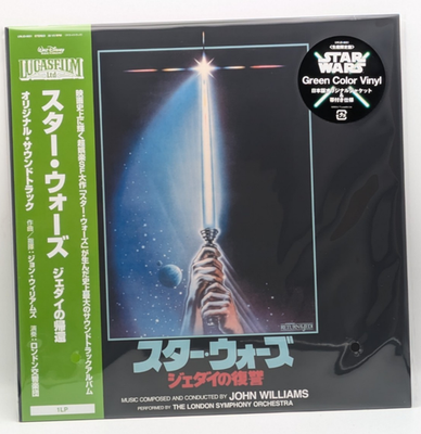 Star Wars LP Set of 3 Vinyls OST Colored Vinyl Obi Japan Edition