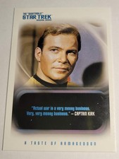 Rittenhouse Quotable Star Trek Original Series Captain Kirk Card #96 Armageddon