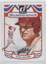 2014 Panini Donruss Diamond Kings Press Proof Silver /199 Mark Trumbo #214 rg5