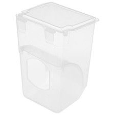  Mangiatoia Per Quaglie in Plastica Porta Cibo Uccelli Gabbie Mangiatoie