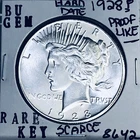 1928 P BU GEM PEACE SILVER DOLLAR UNC MS+++ U.S. MINT RARE KEY COIN 8642
