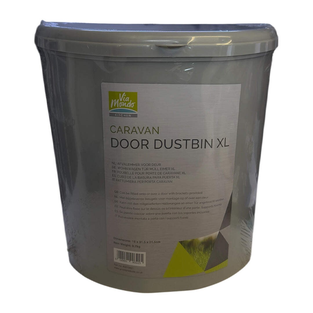 Via Mondo Caravan Motorhome Door Bin XL 10L Waste Dustbin