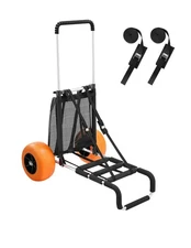 Vevor Beach Dolly with Big Wheels for Sand 165LBS Loading Capacity Folding Cart