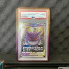 2018 POKEMON JP SUN & MOON TAG BOLT #038 GENGAR & MIMIKYU GX PSA 10 W/ GUARD