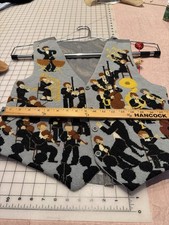 Men's needlepoint condutor band best for tuxedo vtg Liz Covard orchestra brass