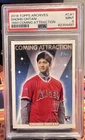 2018 Topps Archives Shohei Ohtani 1993 Coming Attractions Rookie RC PSA 9 MINT