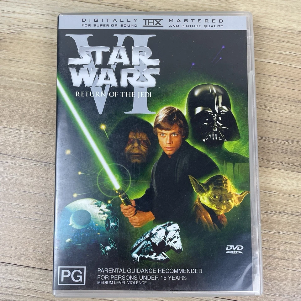 Star Wars 1-6 DVD Episodes 1-6 1 2 3 4 5 6 Original Theatrical Versions R4 M/PG - Bild 4 von 4