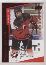 2021 Upper Deck Team Canada Juniors Exclusives 96/165 Ryan Winterton #138 o1h