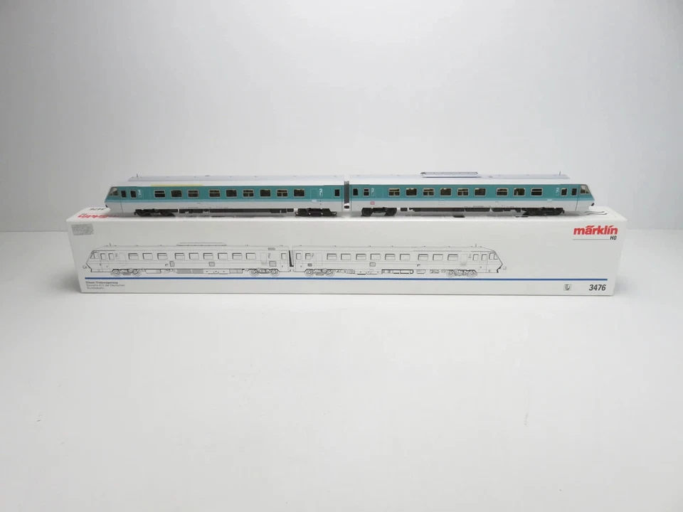 (QQ0029) Märklin 3476 Dieseltriebwagen BR 610 Pendolino der DB, H0 AC, OVP - Bild 1 von 4