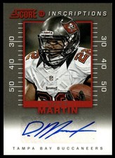 Doug Martin Cards and Autograph Memorabilia Guide 8