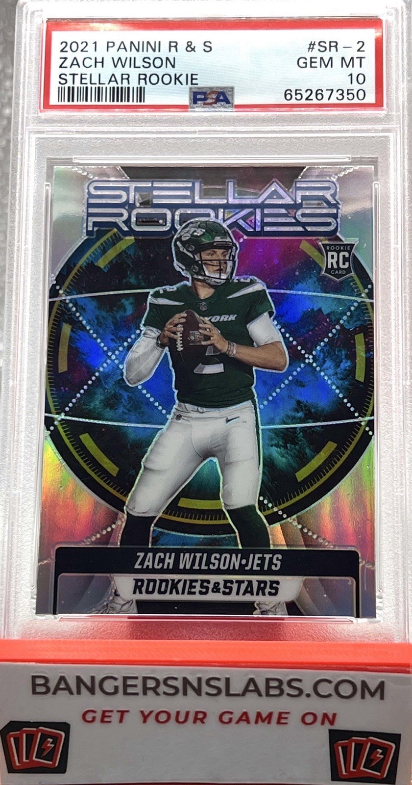Zach Wilson Panini Rookies & Stars Stellar Rookies #SR2 Base