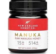 New Zealand Honey Co. Raw Manuka Honey UMF 15  MGO 514 UMF Certified / 8.8oz