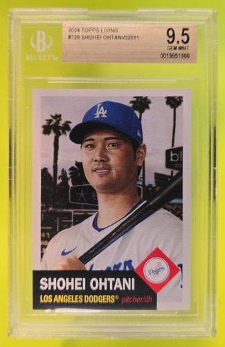 2024 Topps Living Shohei Ohtani #729 Dodgers BGS 9.5