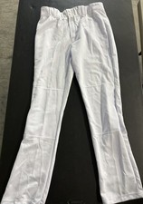 Wilson Adult Men's Open Bottom White Baseball Athletic Pants Size Large NWT