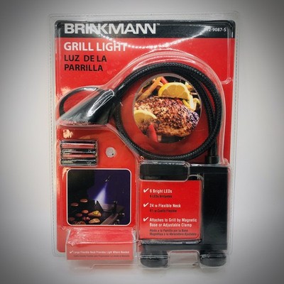 Brinkmann Grill Light w/LED light, New In Box, Flexible Goose Neck, Durable.
