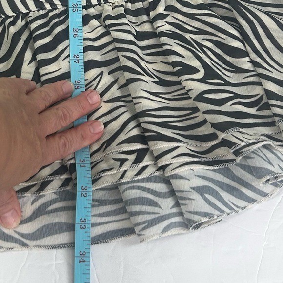 Lioness Revolve girls girls girls Button Zebra Animal Mini Dress Medium NWT