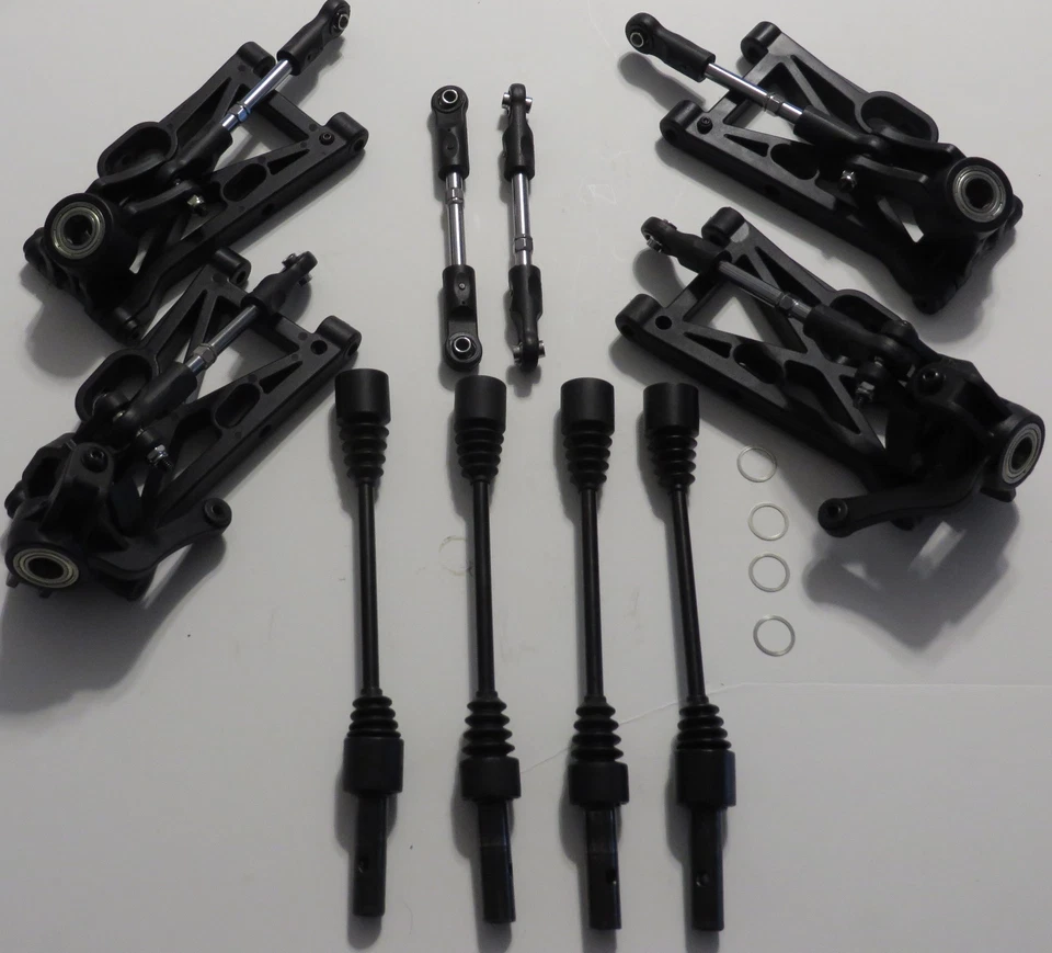 LOSI DBXL E 1.0 Desert Buggy 1/5 COMPLETE Front & Rear Suspension Arm Set RTG - Image 4 of 4