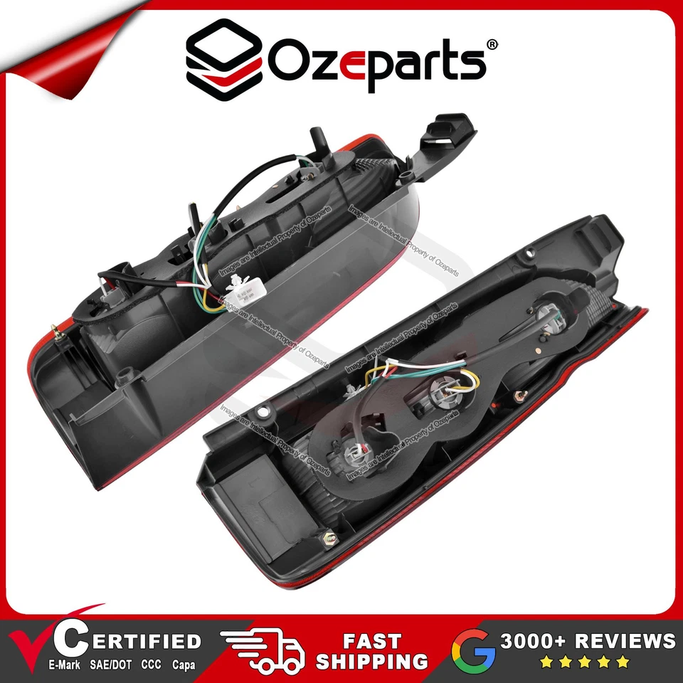 Pair LH+RH Tail Light Rear Lamp For Toyota Hiace Van Commuter Bus 2005~2019 - image 2 of 4