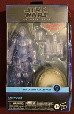 STAR WARS AXE WOVES THE BLACK SERIES HOLOGRAM COLLECTION HASBRO DISNEY