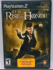 Jet Li Rise to Honor Sony PlayStation 2 2004 Black Label With Manual 