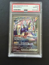 Miraidon ex 244/198 Base Scarlatta e Viola SIR PSA 10 #244