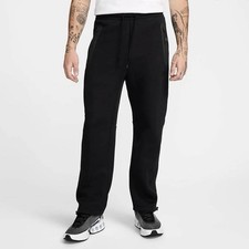 Nike Tech Fleece Jogger Bungee Cord Pants Black HJ6533-010 Men’s Size Medium M