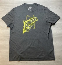 AMOEBA MUSIC MEN'S GRAY T-SHIRT SIZE XL MADE IN THE USA