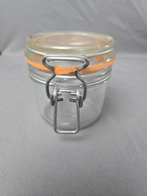 Vintage Le Parfait Super 200 ml/7 Oz Canning Jar Bail Glass Lid 3.5'' France  