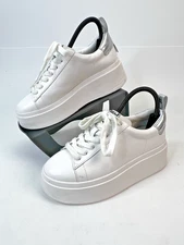 Ash Move S Leather Platform Sneakers Women's Size US 6.5 - 7