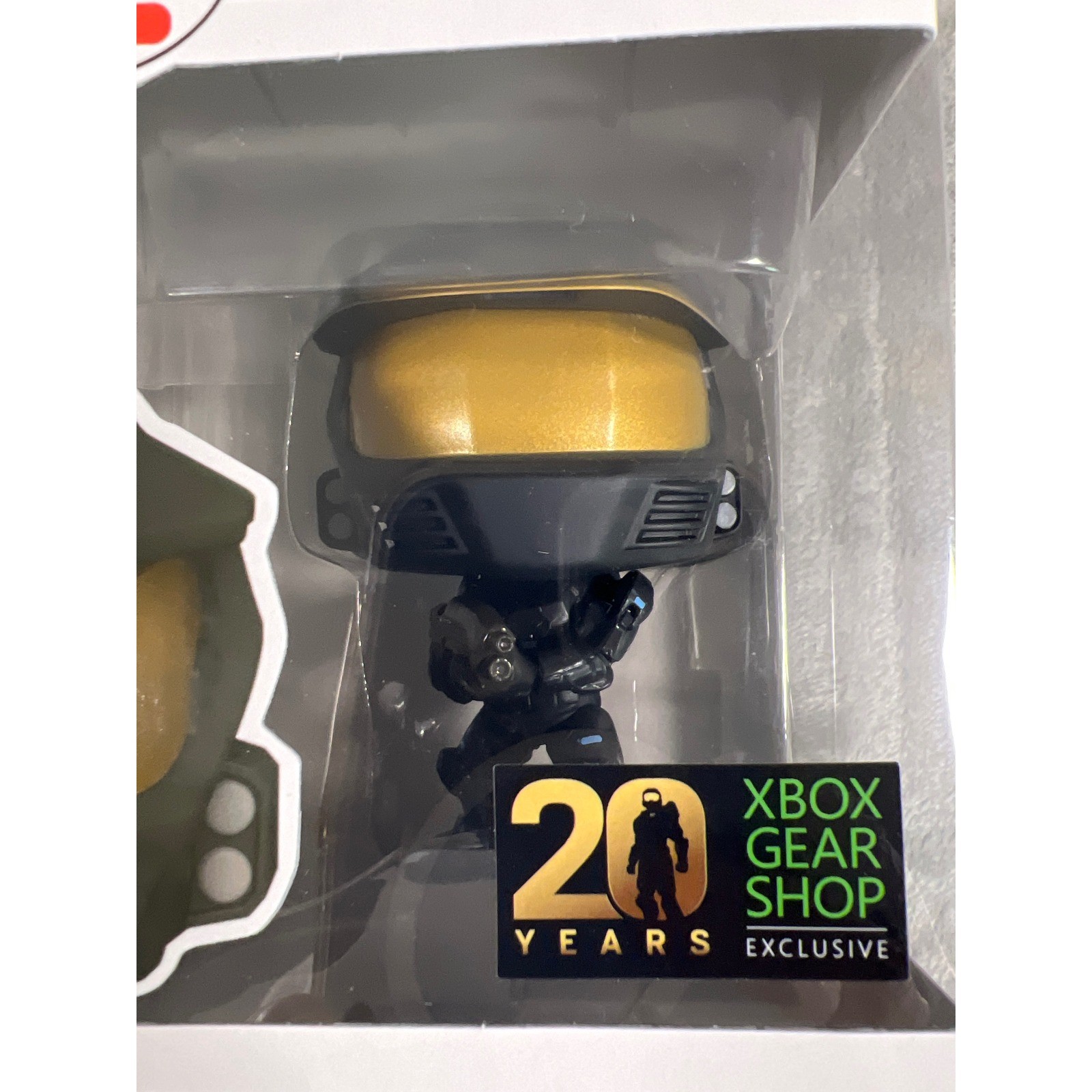 Funko Pop Halo MASTER CHIEF #25 Xbox Gear Shop Exclusive 20th Anniversary w/MA5B