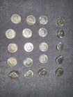 1964 Kennedy half dollar roll of 20 coins 90% Silver