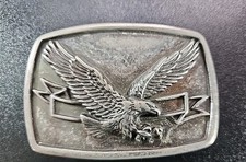 American Eagle Metal Belt Buckle USA Patriotic