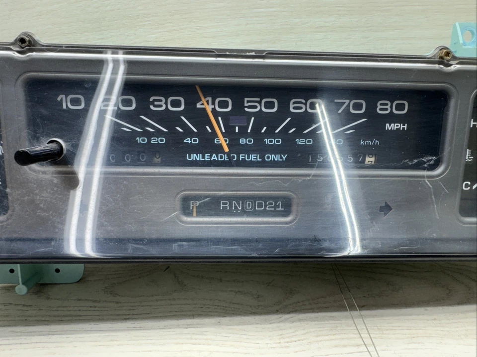 1991 1992 1993 Chevrolet Caprice  Speedometer Instrument Cluster 156k 88620 KA - Image 3 of 4