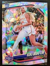2025 Panini Prizm WNBA - Kiki Iriafen #72 Ice Prizm (RC)