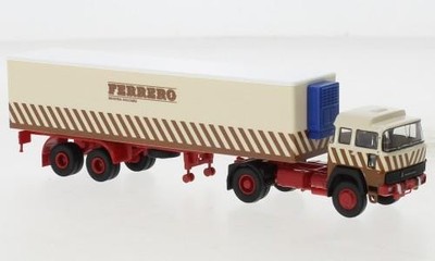 1:87 BREKINA PLAST Magirus 310 D 16 Kühlkoffer-Sz Ferrero 1974 BRE83284 MMC