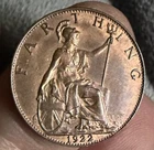 1922 George V Farthing — photo from another recent sale